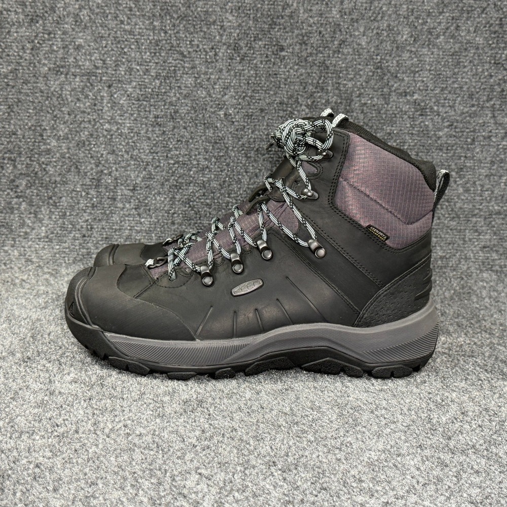 Keen‎ Revel IV Polar Waterproof Boots Women's 10.5 Black Winter Outdoor Hiking - Picture 4 of 13